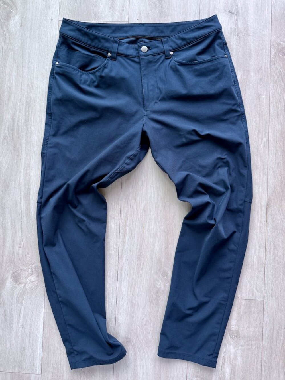 Lululemon ABC Slim-Fit 5-Pocket Pant Warpstreme Black Size 32